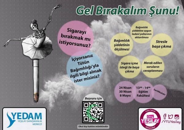 YTÜ Yeşilay Kulübü: Sigara Bağımlılığı Eğitimi