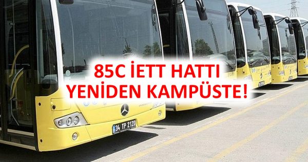 85C İETT Otobüs Hattı Yeniden YTÜ Davutpaşa Kampüsü’ne Giriyor!