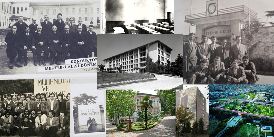 1911 den bugune yildiz teknik universitesi ytu kampus