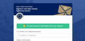YTÜ Öğrenci Mail Adresi Öğrenme